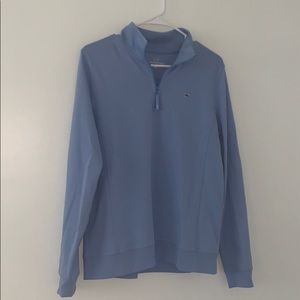 Vineyard Vines Light Blue Quarter Zip